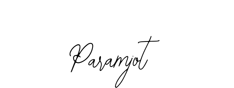 Make a beautiful signature design for name Paramjot. With this signature (Bearetta-2O07w) style, you can create a handwritten signature for free. Paramjot signature style 12 images and pictures png