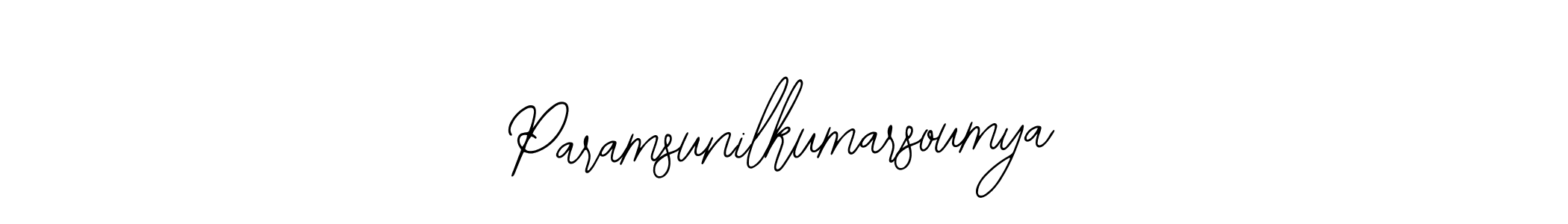 Also we have Paramsunilkumarsoumya name is the best signature style. Create professional handwritten signature collection using Bearetta-2O07w autograph style. Paramsunilkumarsoumya signature style 12 images and pictures png
