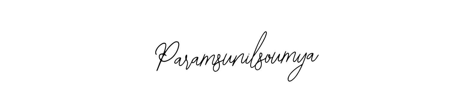 if you are searching for the best signature style for your name Paramsunilsoumya. so please give up your signature search. here we have designed multiple signature styles  using Bearetta-2O07w. Paramsunilsoumya signature style 12 images and pictures png