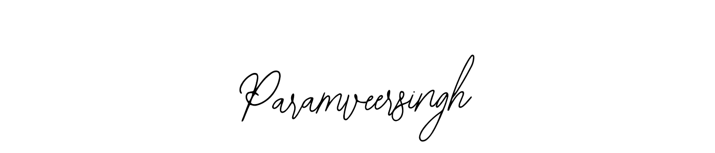 Bearetta-2O07w is a professional signature style that is perfect for those who want to add a touch of class to their signature. It is also a great choice for those who want to make their signature more unique. Get Paramveersingh name to fancy signature for free. Paramveersingh signature style 12 images and pictures png