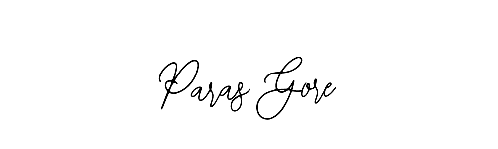 Also we have Paras Gore name is the best signature style. Create professional handwritten signature collection using Bearetta-2O07w autograph style. Paras Gore signature style 12 images and pictures png