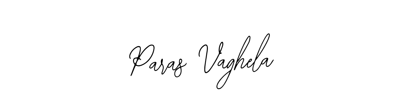 You should practise on your own different ways (Bearetta-2O07w) to write your name (Paras Vaghela) in signature. don't let someone else do it for you. Paras Vaghela signature style 12 images and pictures png