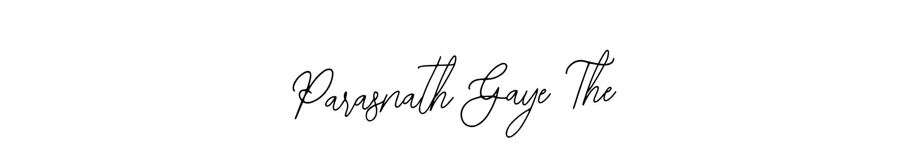 Make a beautiful signature design for name Parasnath Gaye The. With this signature (Bearetta-2O07w) style, you can create a handwritten signature for free. Parasnath Gaye The signature style 12 images and pictures png