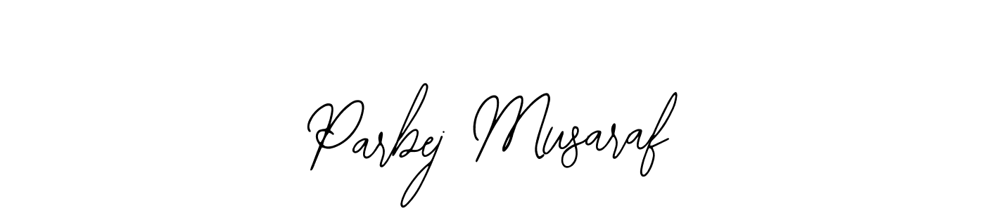 if you are searching for the best signature style for your name Parbej Musaraf. so please give up your signature search. here we have designed multiple signature styles  using Bearetta-2O07w. Parbej Musaraf signature style 12 images and pictures png