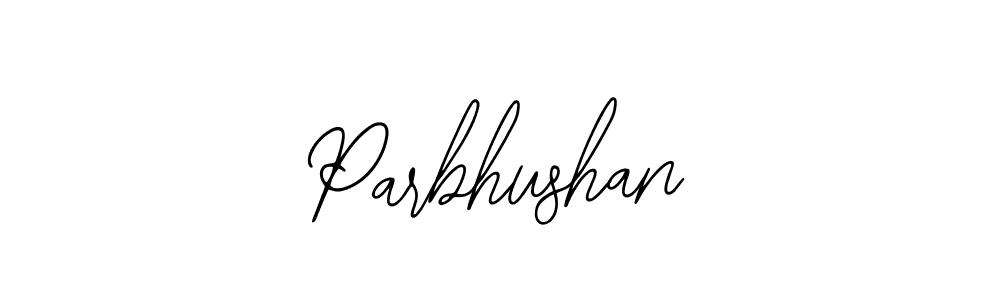 How to make Parbhushan name signature. Use Bearetta-2O07w style for creating short signs online. This is the latest handwritten sign. Parbhushan signature style 12 images and pictures png