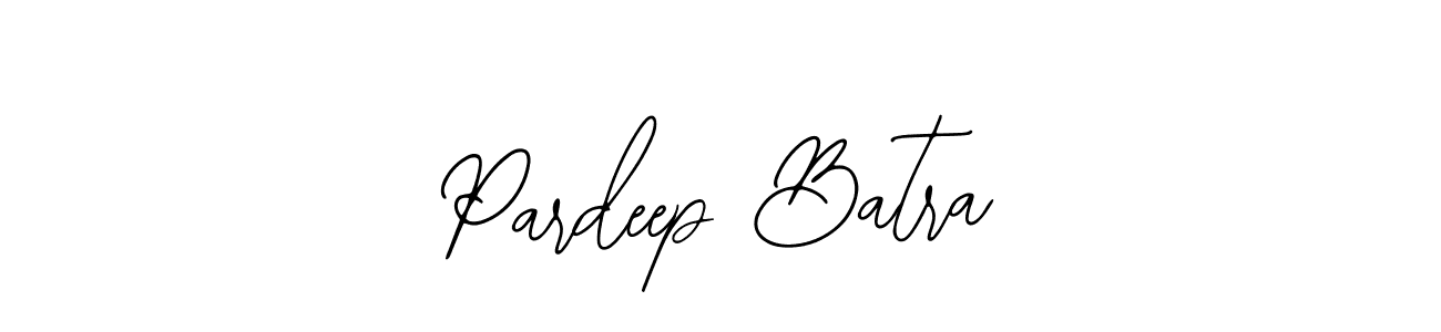 Use a signature maker to create a handwritten signature online. With this signature software, you can design (Bearetta-2O07w) your own signature for name Pardeep Batra. Pardeep Batra signature style 12 images and pictures png