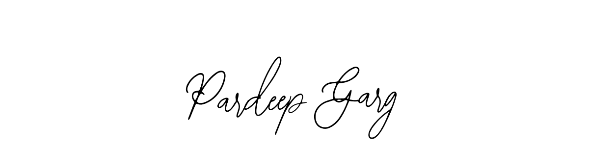 How to make Pardeep Garg name signature. Use Bearetta-2O07w style for creating short signs online. This is the latest handwritten sign. Pardeep Garg signature style 12 images and pictures png