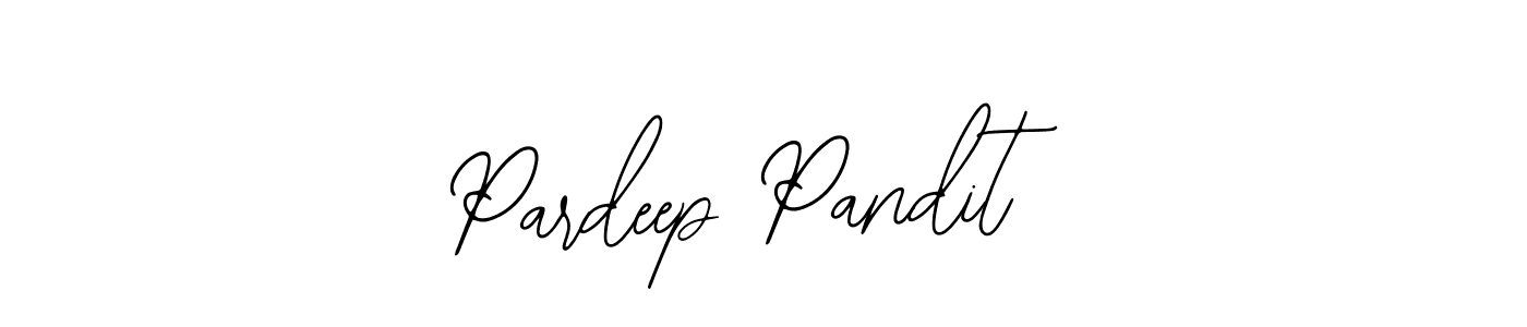 Use a signature maker to create a handwritten signature online. With this signature software, you can design (Bearetta-2O07w) your own signature for name Pardeep Pandit. Pardeep Pandit signature style 12 images and pictures png