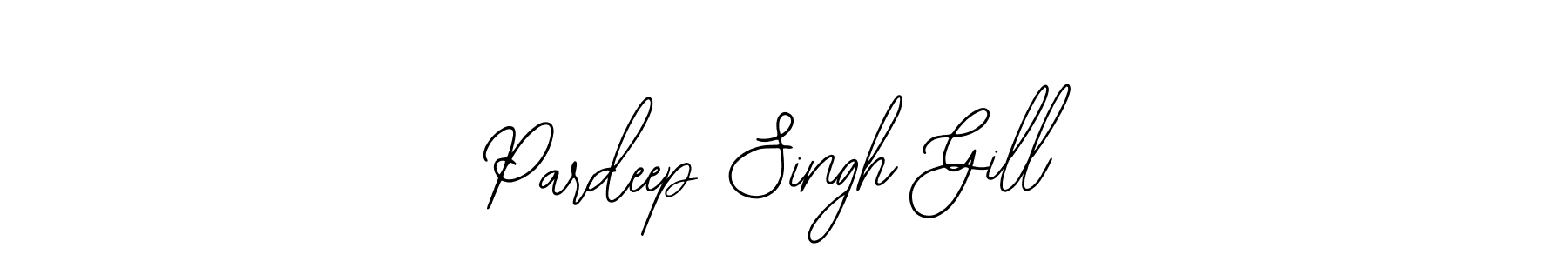 Make a beautiful signature design for name Pardeep Singh Gill. Use this online signature maker to create a handwritten signature for free. Pardeep Singh Gill signature style 12 images and pictures png