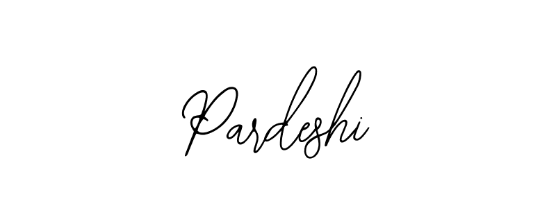 You should practise on your own different ways (Bearetta-2O07w) to write your name (Pardeshi) in signature. don't let someone else do it for you. Pardeshi signature style 12 images and pictures png