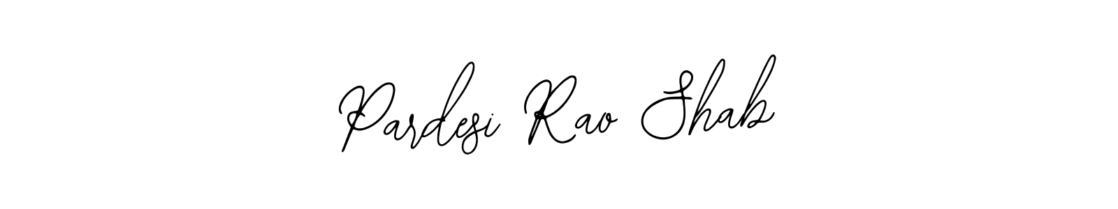 Similarly Bearetta-2O07w is the best handwritten signature design. Signature creator online .You can use it as an online autograph creator for name Pardesi Rao Shab. Pardesi Rao Shab signature style 12 images and pictures png