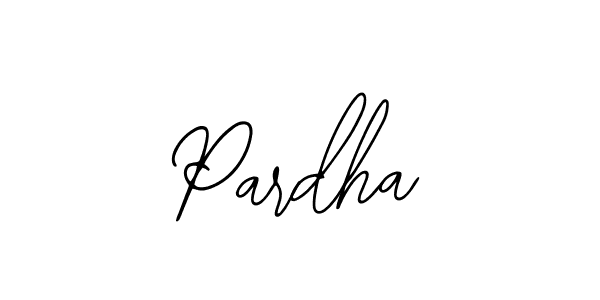 Use a signature maker to create a handwritten signature online. With this signature software, you can design (Bearetta-2O07w) your own signature for name Pardha. Pardha signature style 12 images and pictures png