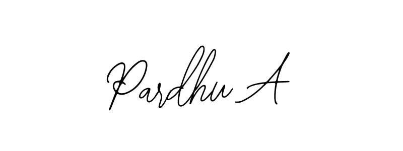 Make a beautiful signature design for name Pardhu A. With this signature (Bearetta-2O07w) style, you can create a handwritten signature for free. Pardhu A signature style 12 images and pictures png