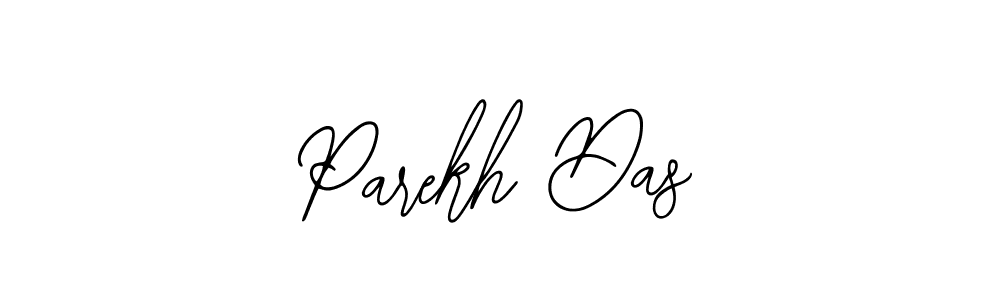 How to make Parekh Das name signature. Use Bearetta-2O07w style for creating short signs online. This is the latest handwritten sign. Parekh Das signature style 12 images and pictures png