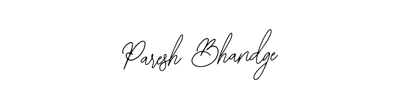 Here are the top 10 professional signature styles for the name Paresh Bhandge. These are the best autograph styles you can use for your name. Paresh Bhandge signature style 12 images and pictures png