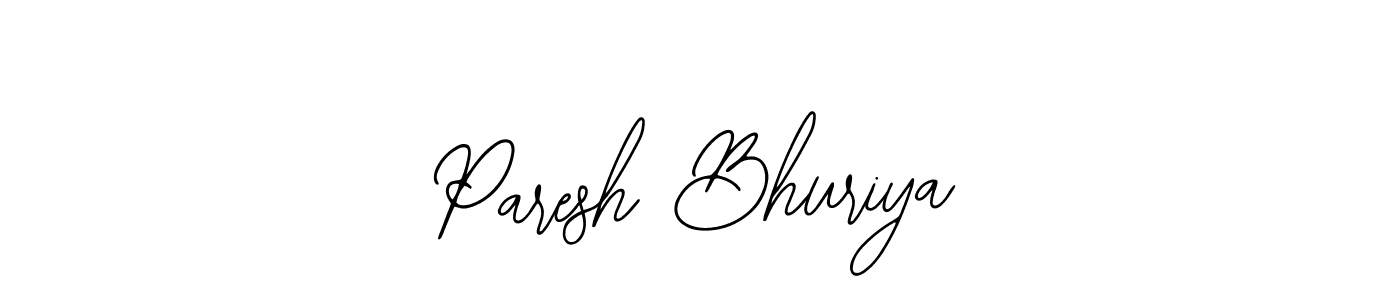 Make a beautiful signature design for name Paresh Bhuriya. With this signature (Bearetta-2O07w) style, you can create a handwritten signature for free. Paresh Bhuriya signature style 12 images and pictures png