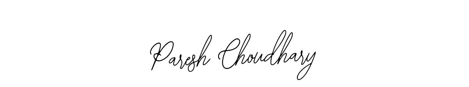 Make a beautiful signature design for name Paresh Choudhary. With this signature (Bearetta-2O07w) style, you can create a handwritten signature for free. Paresh Choudhary signature style 12 images and pictures png