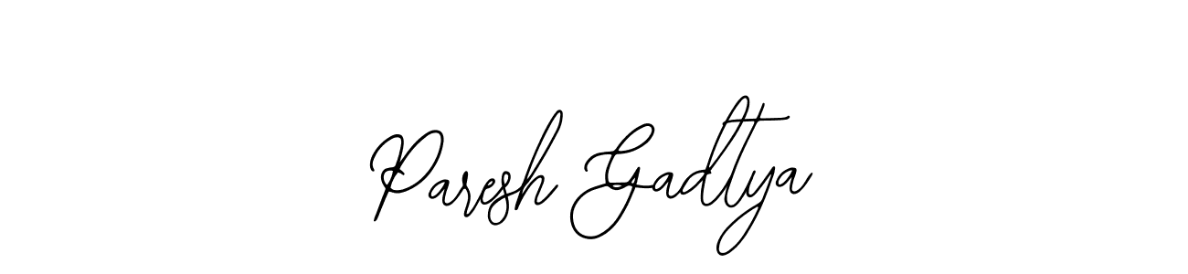 The best way (Bearetta-2O07w) to make a short signature is to pick only two or three words in your name. The name Paresh Gadtya include a total of six letters. For converting this name. Paresh Gadtya signature style 12 images and pictures png