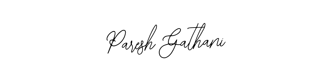 The best way (Bearetta-2O07w) to make a short signature is to pick only two or three words in your name. The name Paresh Gathani include a total of six letters. For converting this name. Paresh Gathani signature style 12 images and pictures png