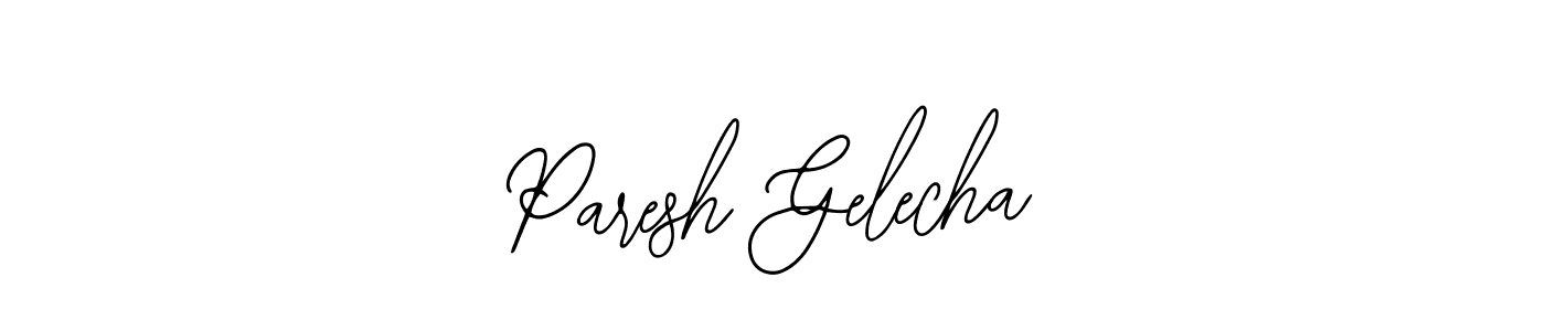 Make a beautiful signature design for name Paresh Gelecha. With this signature (Bearetta-2O07w) style, you can create a handwritten signature for free. Paresh Gelecha signature style 12 images and pictures png