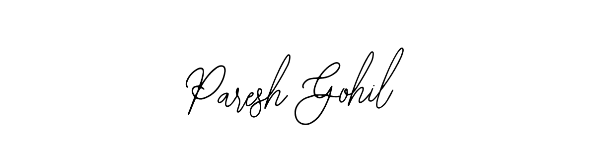 Also we have Paresh Gohil name is the best signature style. Create professional handwritten signature collection using Bearetta-2O07w autograph style. Paresh Gohil signature style 12 images and pictures png