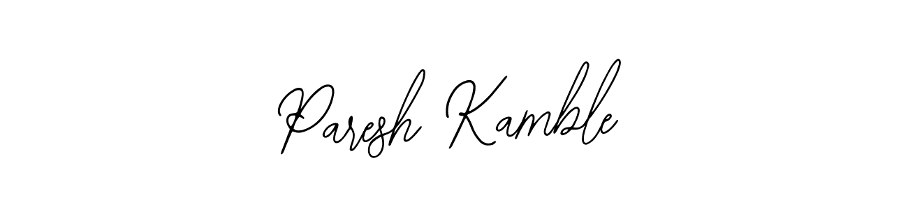 Also You can easily find your signature by using the search form. We will create Paresh Kamble name handwritten signature images for you free of cost using Bearetta-2O07w sign style. Paresh Kamble signature style 12 images and pictures png