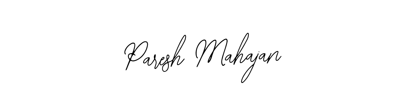 Also You can easily find your signature by using the search form. We will create Paresh Mahajan name handwritten signature images for you free of cost using Bearetta-2O07w sign style. Paresh Mahajan signature style 12 images and pictures png