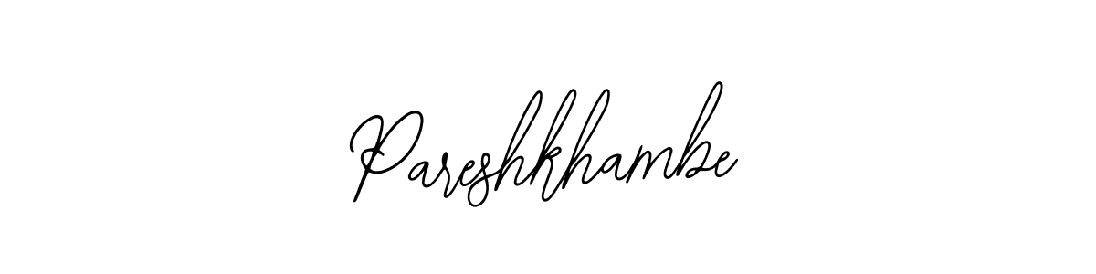 if you are searching for the best signature style for your name Pareshkhambe. so please give up your signature search. here we have designed multiple signature styles  using Bearetta-2O07w. Pareshkhambe signature style 12 images and pictures png
