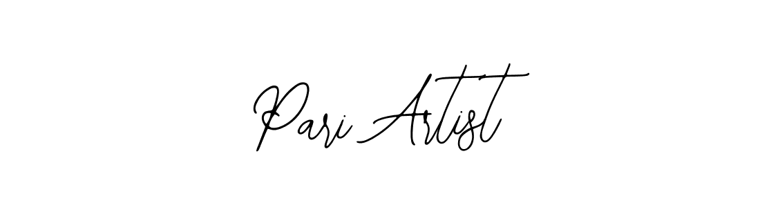 How to make Pari Artist name signature. Use Bearetta-2O07w style for creating short signs online. This is the latest handwritten sign. Pari Artist signature style 12 images and pictures png