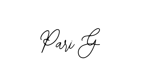 Make a beautiful signature design for name Pari G. With this signature (Bearetta-2O07w) style, you can create a handwritten signature for free. Pari G signature style 12 images and pictures png