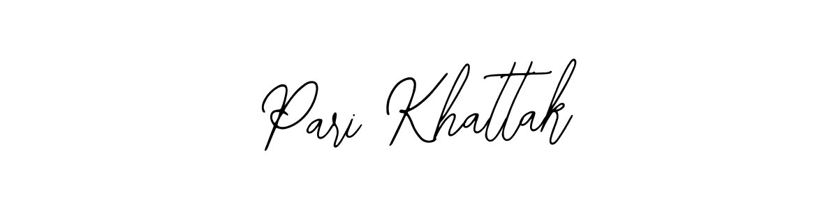 Design your own signature with our free online signature maker. With this signature software, you can create a handwritten (Bearetta-2O07w) signature for name Pari Khattak. Pari Khattak signature style 12 images and pictures png