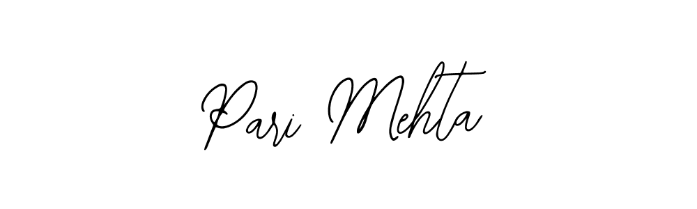 It looks lik you need a new signature style for name Pari Mehta. Design unique handwritten (Bearetta-2O07w) signature with our free signature maker in just a few clicks. Pari Mehta signature style 12 images and pictures png