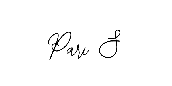 Make a beautiful signature design for name Pari S. Use this online signature maker to create a handwritten signature for free. Pari S signature style 12 images and pictures png