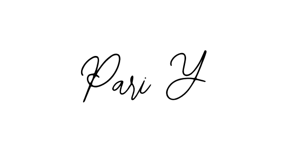 Pari Y stylish signature style. Best Handwritten Sign (Bearetta-2O07w) for my name. Handwritten Signature Collection Ideas for my name Pari Y. Pari Y signature style 12 images and pictures png