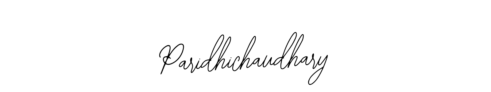 How to make Paridhichaudhary signature? Bearetta-2O07w is a professional autograph style. Create handwritten signature for Paridhichaudhary name. Paridhichaudhary signature style 12 images and pictures png