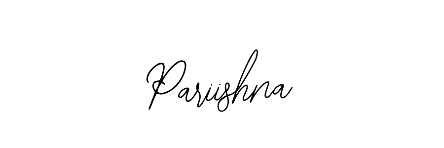 Design your own signature with our free online signature maker. With this signature software, you can create a handwritten (Bearetta-2O07w) signature for name Pariishna. Pariishna signature style 12 images and pictures png