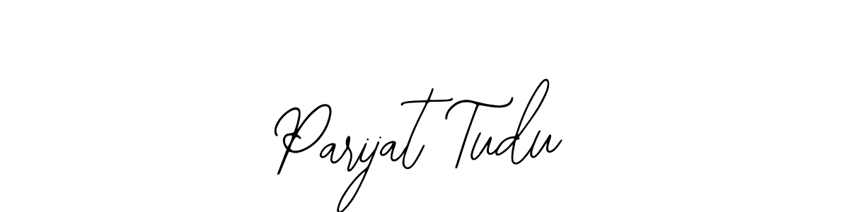 if you are searching for the best signature style for your name Parijat Tudu. so please give up your signature search. here we have designed multiple signature styles  using Bearetta-2O07w. Parijat Tudu signature style 12 images and pictures png