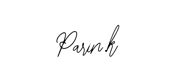 How to make Parin.k name signature. Use Bearetta-2O07w style for creating short signs online. This is the latest handwritten sign. Parin.k signature style 12 images and pictures png