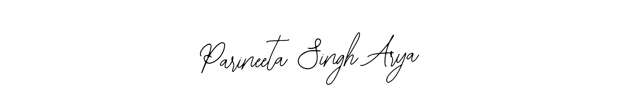 How to make Parineeta Singh Arya signature? Bearetta-2O07w is a professional autograph style. Create handwritten signature for Parineeta Singh Arya name. Parineeta Singh Arya signature style 12 images and pictures png