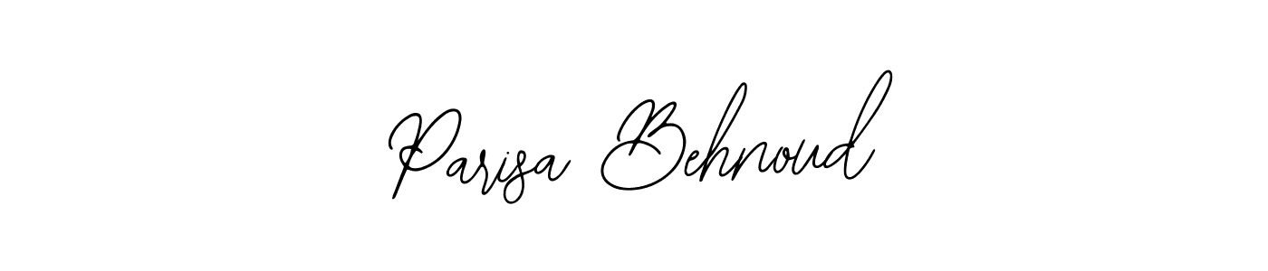 Use a signature maker to create a handwritten signature online. With this signature software, you can design (Bearetta-2O07w) your own signature for name Parisa Behnoud. Parisa Behnoud signature style 12 images and pictures png