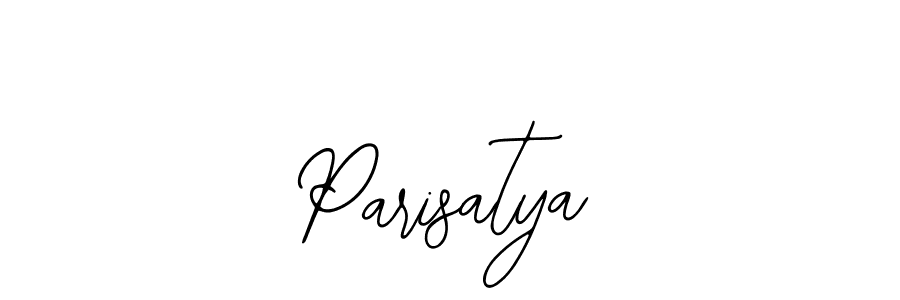 Make a beautiful signature design for name Parisatya. With this signature (Bearetta-2O07w) style, you can create a handwritten signature for free. Parisatya signature style 12 images and pictures png