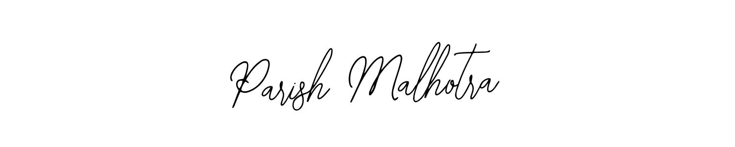 Similarly Bearetta-2O07w is the best handwritten signature design. Signature creator online .You can use it as an online autograph creator for name Parish Malhotra. Parish Malhotra signature style 12 images and pictures png