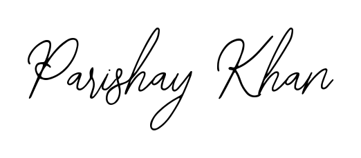 Create a personalized artistic stamp with Parishay Khan in Bearetta-2O07w font. Perfect for visual artists, designers, and influencers. Parishay Khan signature style 12 images and pictures png