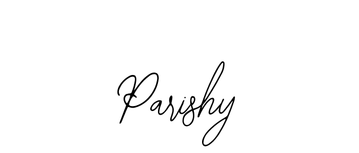 The best way (Bearetta-2O07w) to make a short signature is to pick only two or three words in your name. The name Parishy include a total of six letters. For converting this name. Parishy signature style 12 images and pictures png
