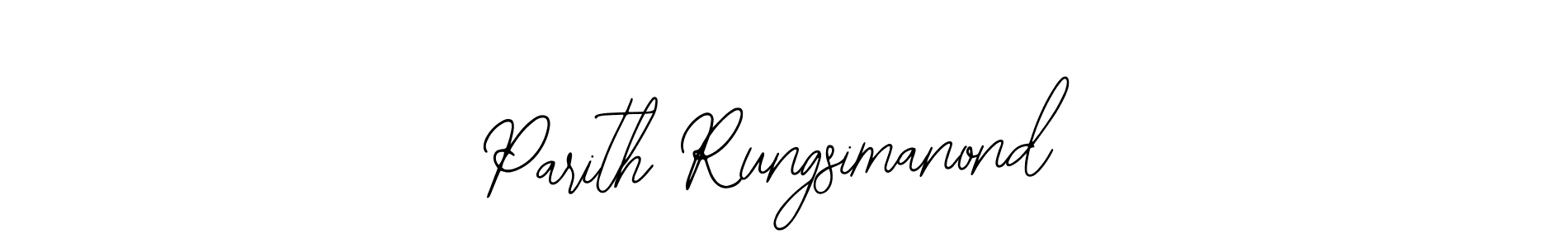 if you are searching for the best signature style for your name Parith Rungsimanond. so please give up your signature search. here we have designed multiple signature styles  using Bearetta-2O07w. Parith Rungsimanond signature style 12 images and pictures png