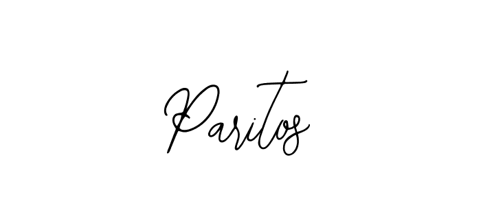 How to make Paritos signature? Bearetta-2O07w is a professional autograph style. Create handwritten signature for Paritos name. Paritos signature style 12 images and pictures png