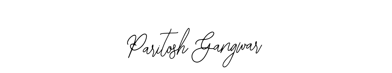 Use a signature maker to create a handwritten signature online. With this signature software, you can design (Bearetta-2O07w) your own signature for name Paritosh Gangwar. Paritosh Gangwar signature style 12 images and pictures png