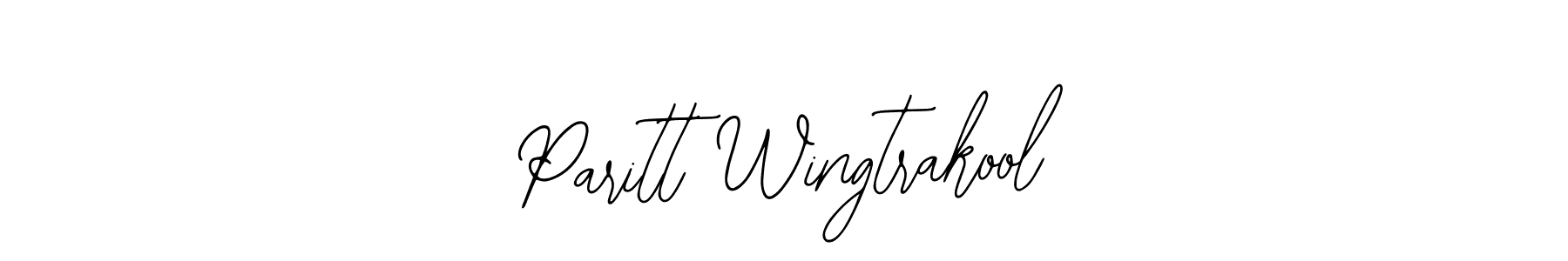 Create a beautiful signature design for name Paritt Wingtrakool. With this signature (Bearetta-2O07w) fonts, you can make a handwritten signature for free. Paritt Wingtrakool signature style 12 images and pictures png