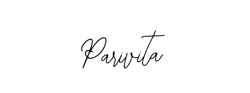 The best way (Bearetta-2O07w) to make a short signature is to pick only two or three words in your name. The name Parivita include a total of six letters. For converting this name. Parivita signature style 12 images and pictures png