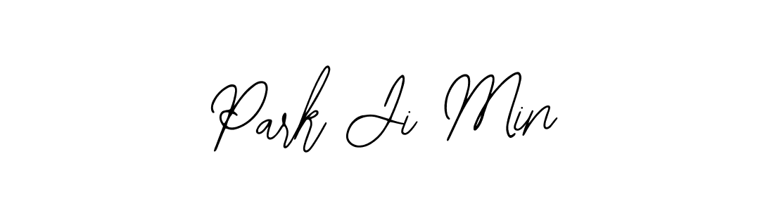 You should practise on your own different ways (Bearetta-2O07w) to write your name (Park Ji Min) in signature. don't let someone else do it for you. Park Ji Min signature style 12 images and pictures png